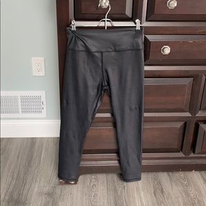 Zyia Black Mettalic Leggings